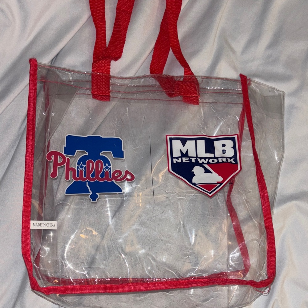 Phillies x MLB Network Clear Tote Bag